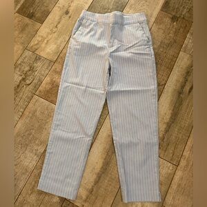 Counterparts Light Blue and White Pin Striped Dress Pants Stretch